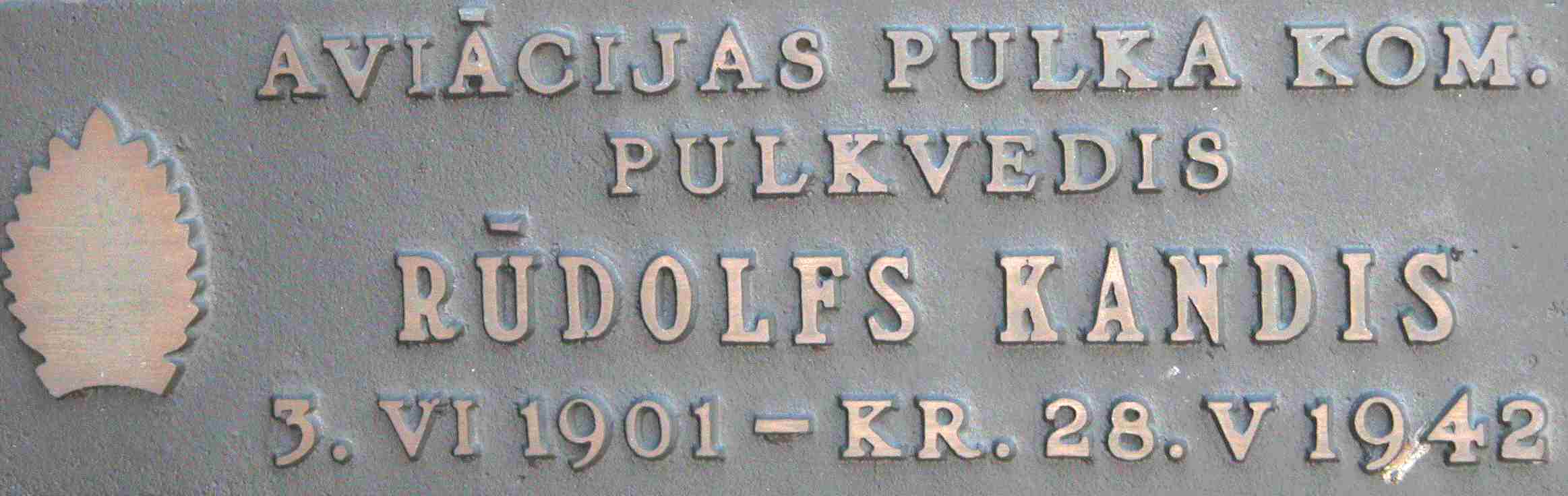 R.Kandis' marker at Tannersville Evergreen Cemetary, Tannersville, New York [B.Rouse photo]
